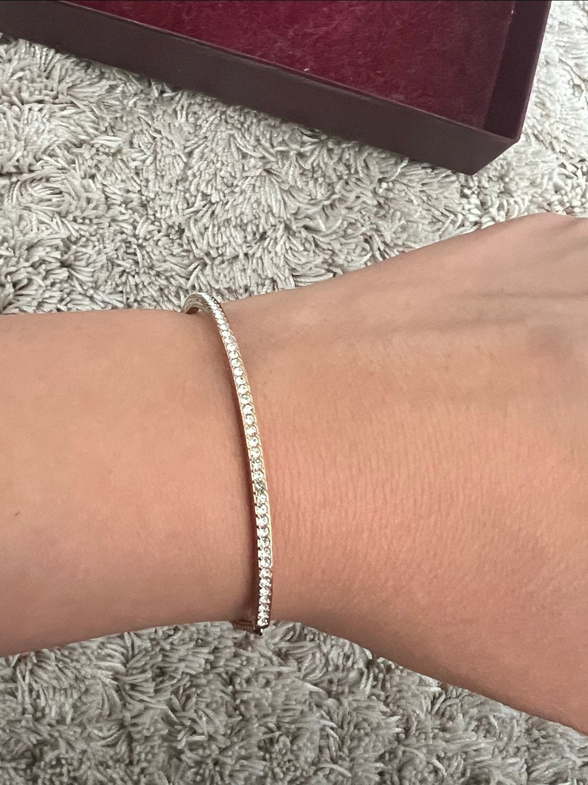 Michael Kors verstelbare rose armband met steentjes, Sieraden, Tassen en Uiterlijk, Armbanden, Overige materialen, Gebruikt, Ophalen of Verzenden