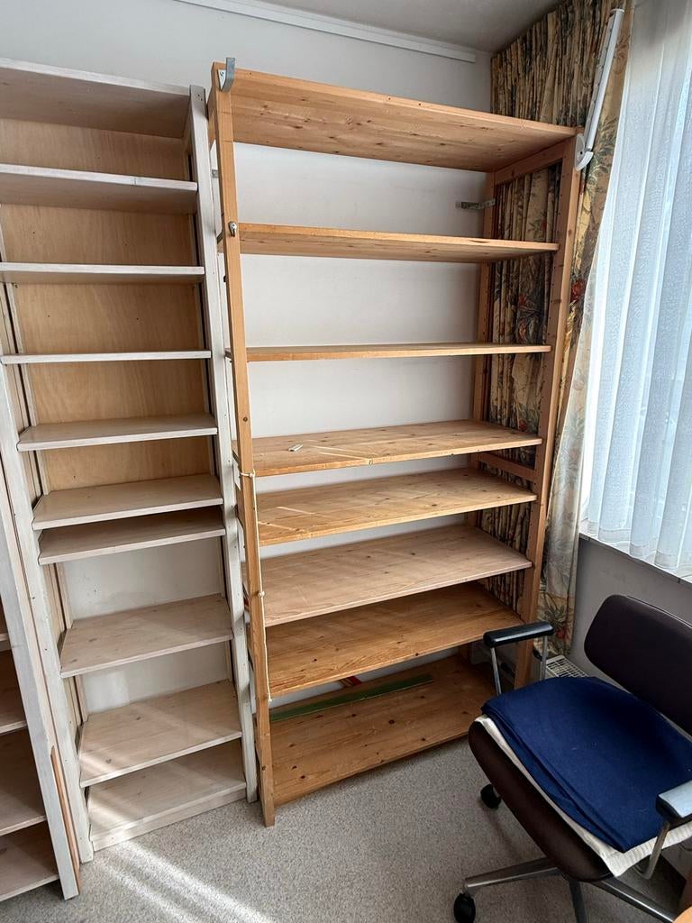 Lundia rekken diverse afmetingen, Huis en Inrichting, Kasten | Boekenkasten, Ophalen, Met plank(en), Gebruikt, 200 cm of meer