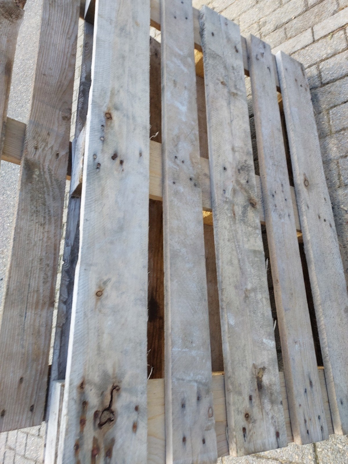 GRATIS 2 pallets, Ophalen, Gebruikt, Overige houtsoorten, Pallet