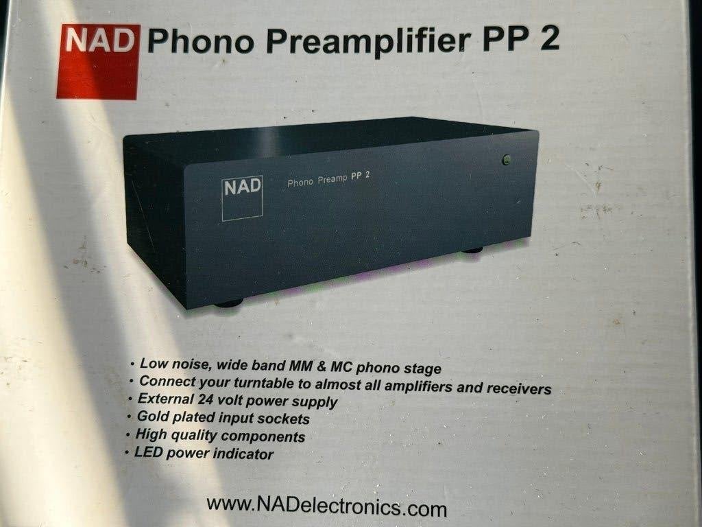 NAD PP2 HOOGWAARDIGE PHONO-PREAMP MM/MC, Overige merken, Nieuw, Ophalen of Verzenden, 120 watt of meer