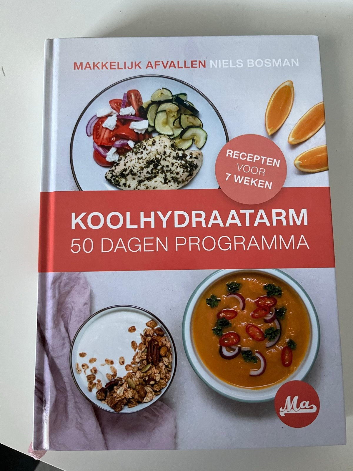 Koolhydraatarm 50 Dagen Programma - Niels Bosman, Ophalen of Verzenden, Zo goed als nieuw, Dieet en Voeding