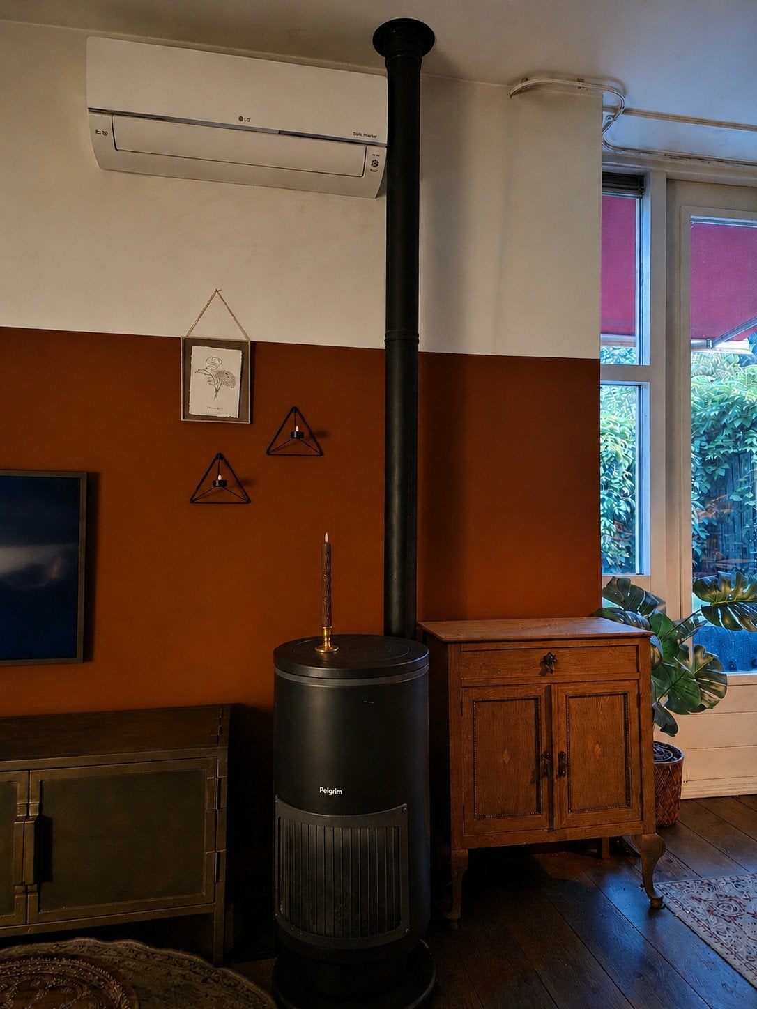 Pelgrim Gaskachel., Huis en Inrichting, Gas, Ophalen of Verzenden, Zo goed als nieuw, Vrijstaand