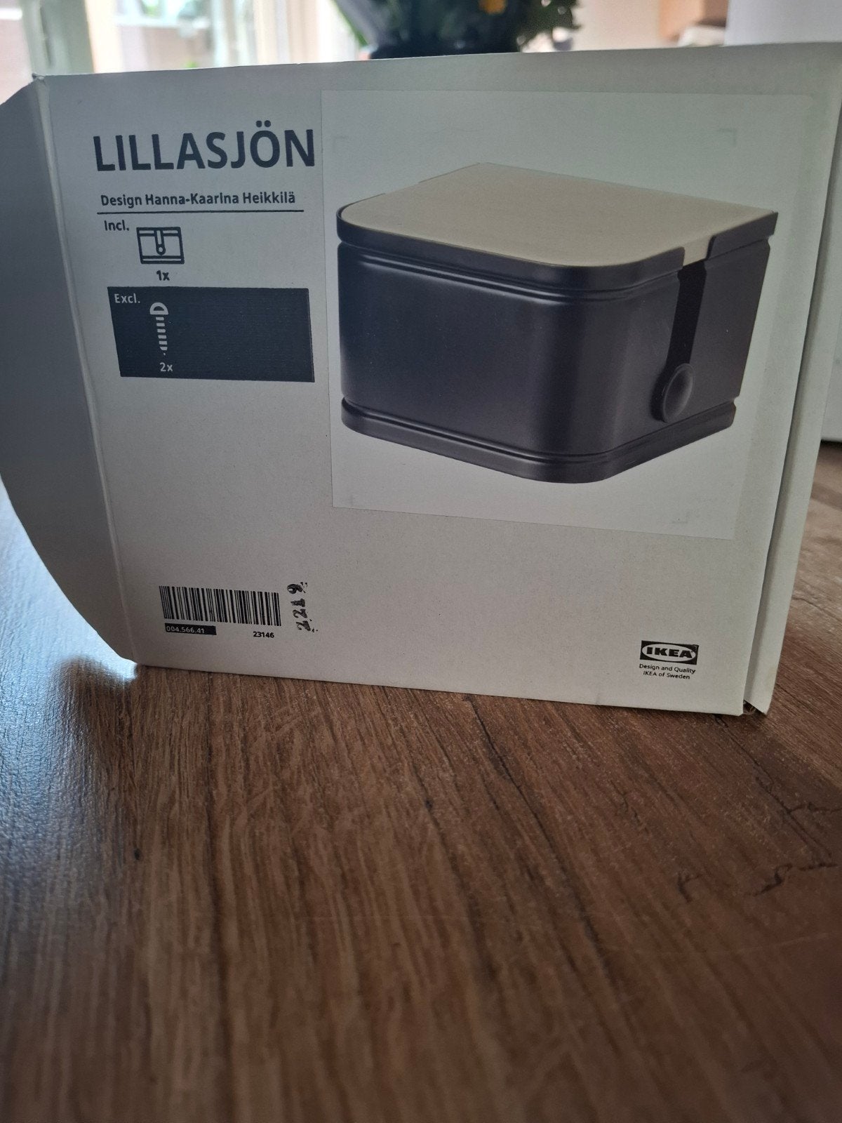 IKEA LILLASJÖN WC rolhouder - Nieuw in doos, Zwart, Nieuw, Ophalen of Verzenden, Toilet-accessoire