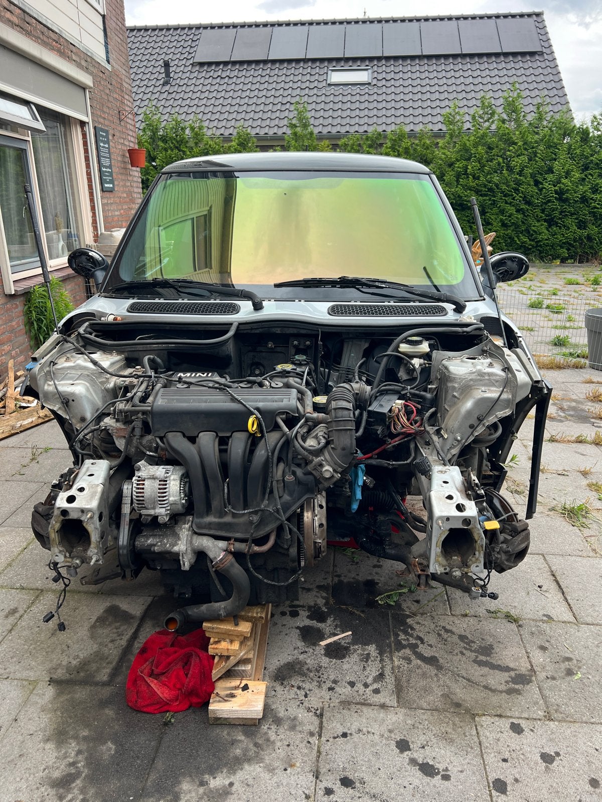 Mini Cooper R50 onderdelen - Motor, ECU, interieur, etc., Ophalen, Voor, Mini, Deur