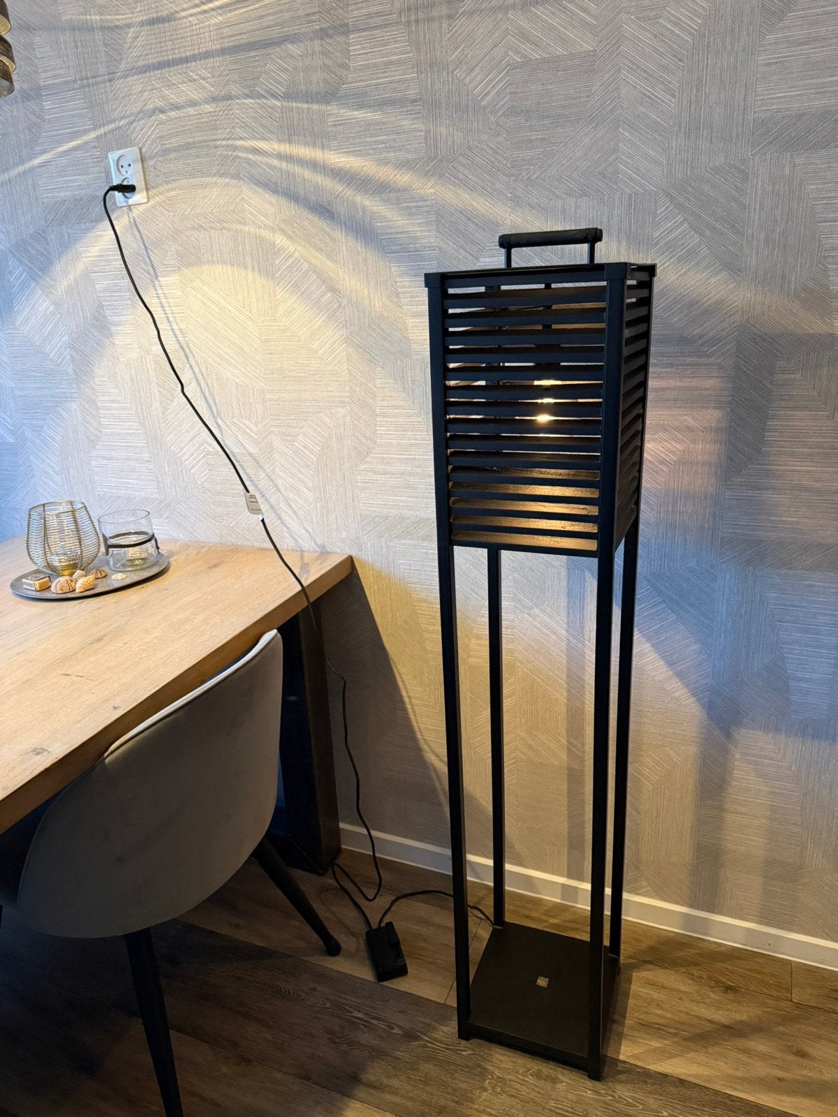 Riviera maison lamp, Ophalen of Verzenden, Zo goed als nieuw, Minder dan 100 cm
