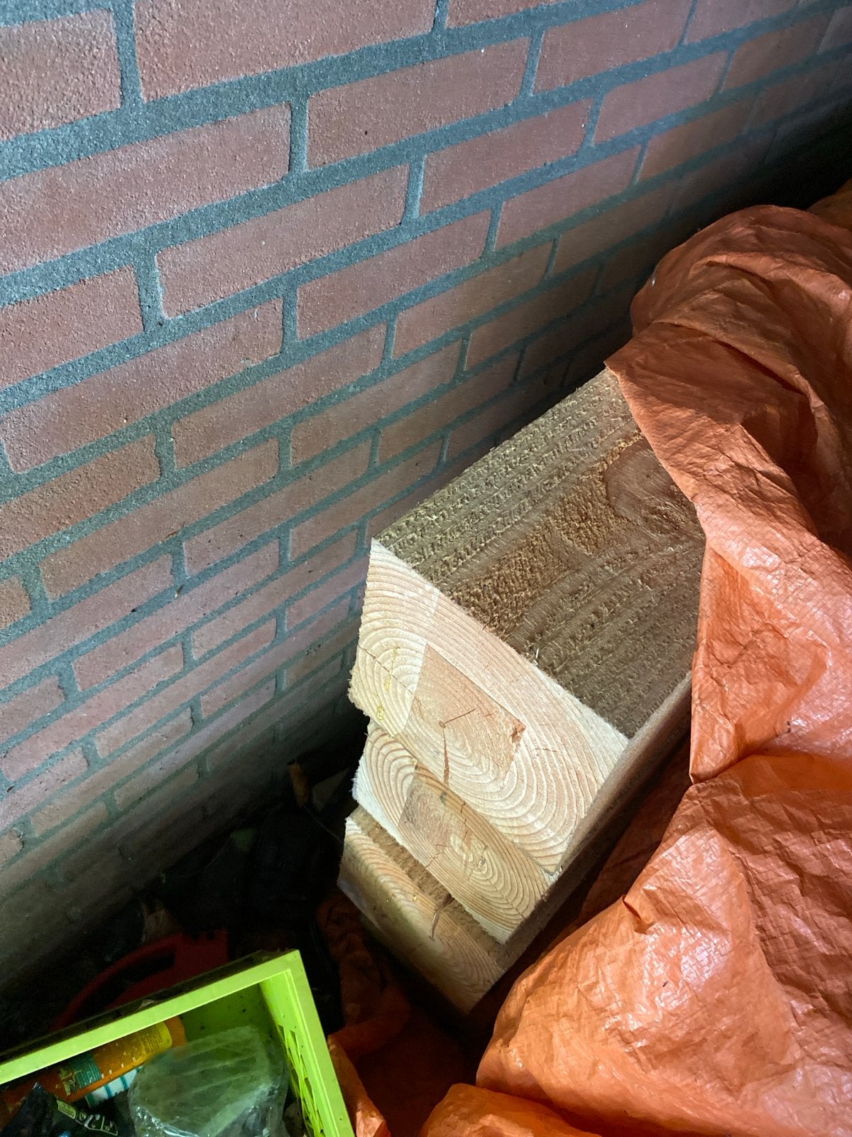 Douglas balken 2 meter 20x20 cm 4 stuks, Ophalen, Nieuw, 200 tot 250 cm, 50 mm of meer