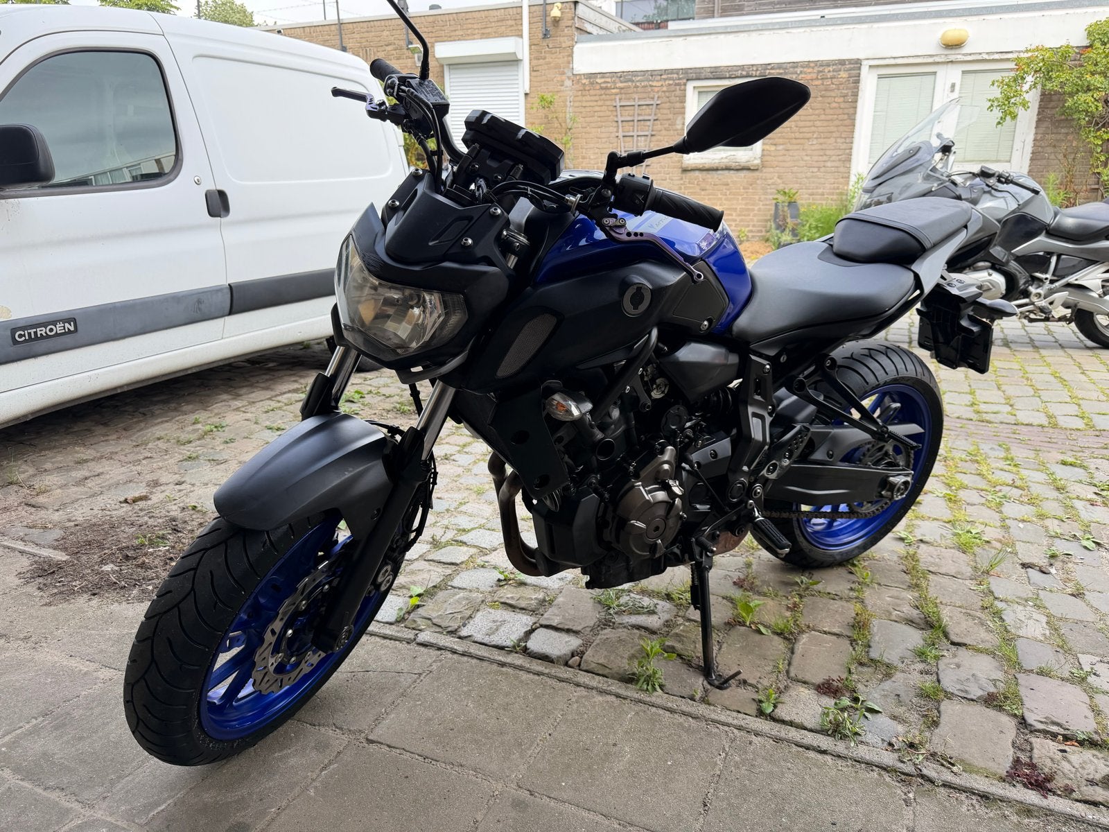 Yamaha MT-07 - niewe banden, remblokken en ketting, 2 cilinders, Occasion, Particulier, Meer dan 35 kW