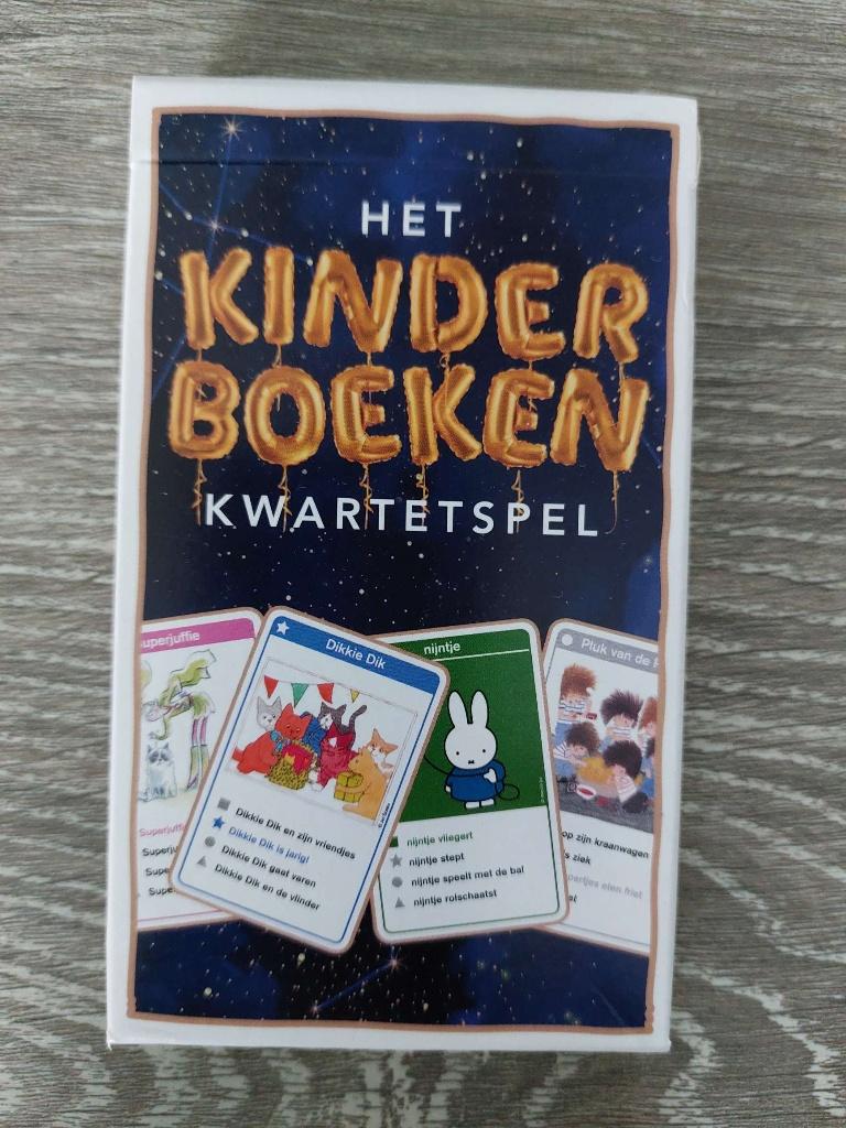 Het kinderboeken kwartetspel, Ophalen of Verzenden, Nieuw