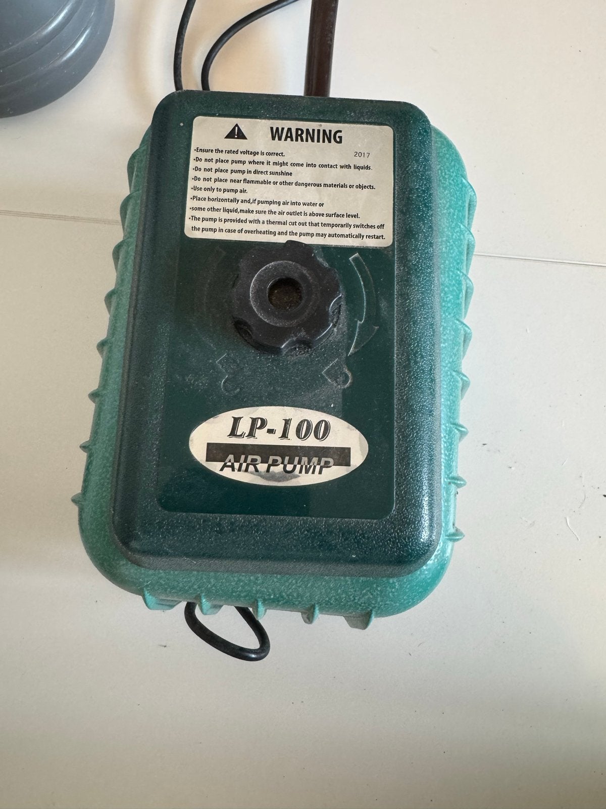 Resun LP-100 Air Pump/luchtpomp, Ophalen