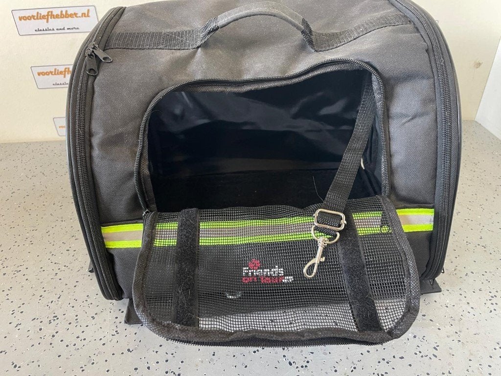 Fietstas voor bagagedrager voor hond/kat, Friends on tour, Friends on tour, Ophalen of Verzenden, Zo goed als nieuw, /