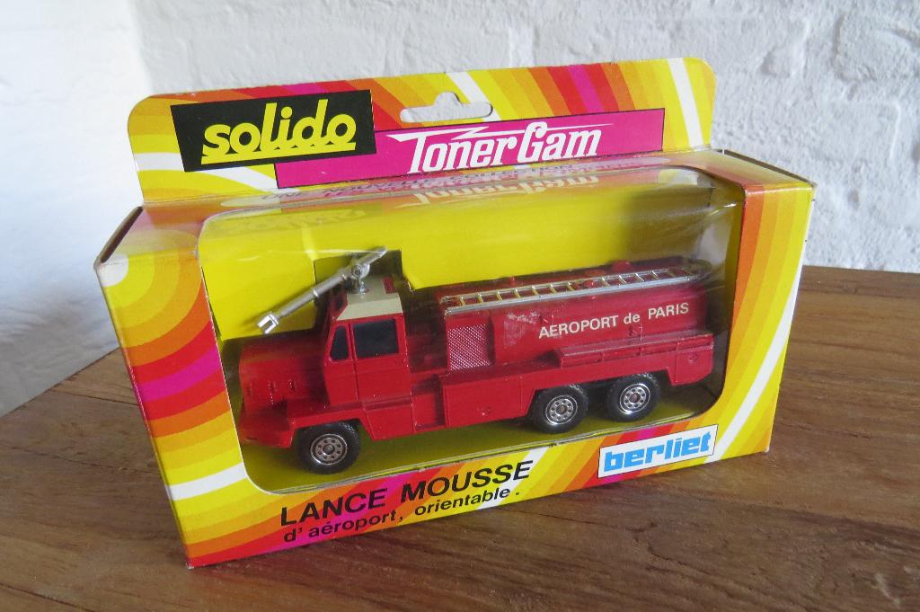 Solido - Berliet brandweer autospuit (1:50), Verzenden, Nieuw, Bus of Vrachtwagen, Overige merken