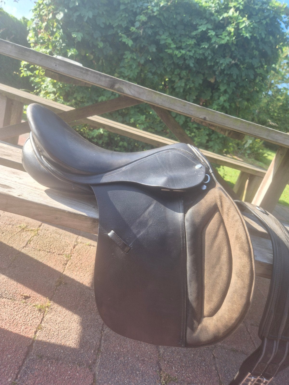 Veelzijdigheid zadel 16,5inch, Dieren en Toebehoren, Paarden en Pony's | Zadels, Gebruikt, Vlakke zit, Ophalen of Verzenden, Veelzijdigheid