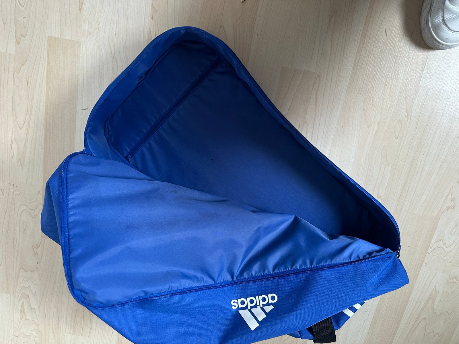 Adidas sporttas/schoenentas blauw, Ophalen, Gebruikt, Unisex volwassen