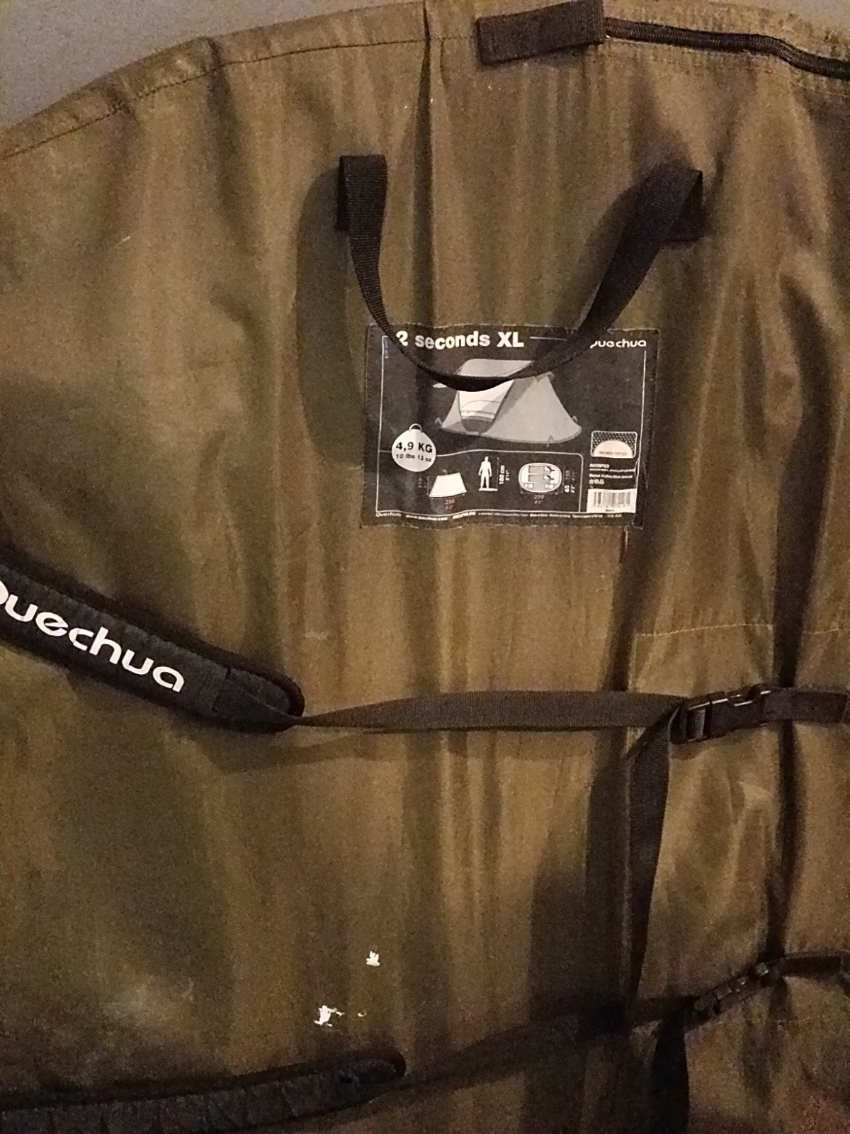 Quechua 2 Seconds XL Uitklaptent - Snel Opgezet!, Ophalen of Verzenden, Gebruikt, Tot en met 2