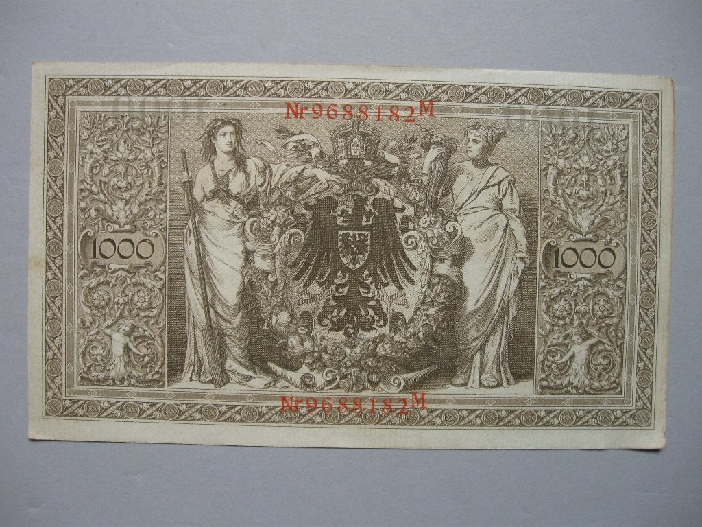 BILJET 1000 MARK – 1910 – PERFECTE CONDITIE, Ophalen of Verzenden, Duitsland, Los biljet