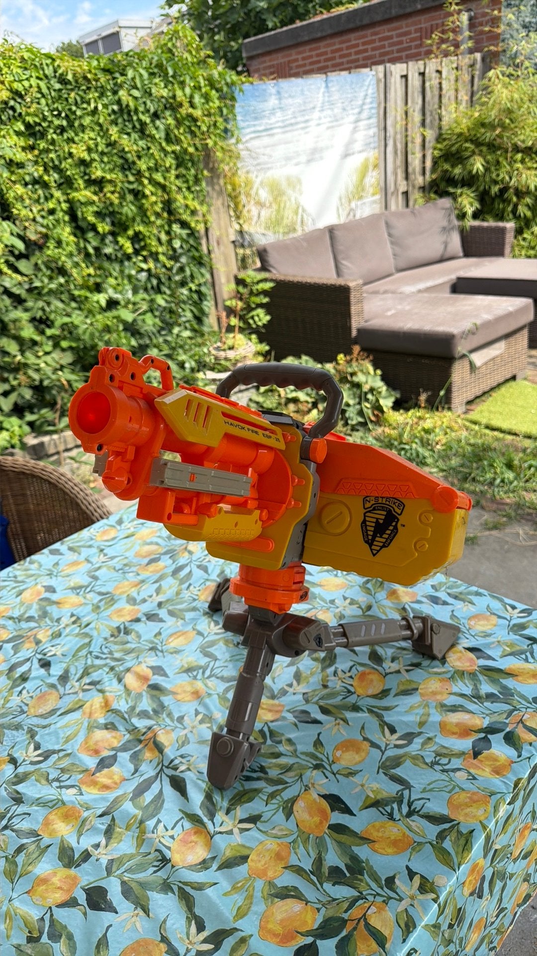 Nerf machinegeweren een met standaard - Havok Fire, Ophalen, Gebruikt