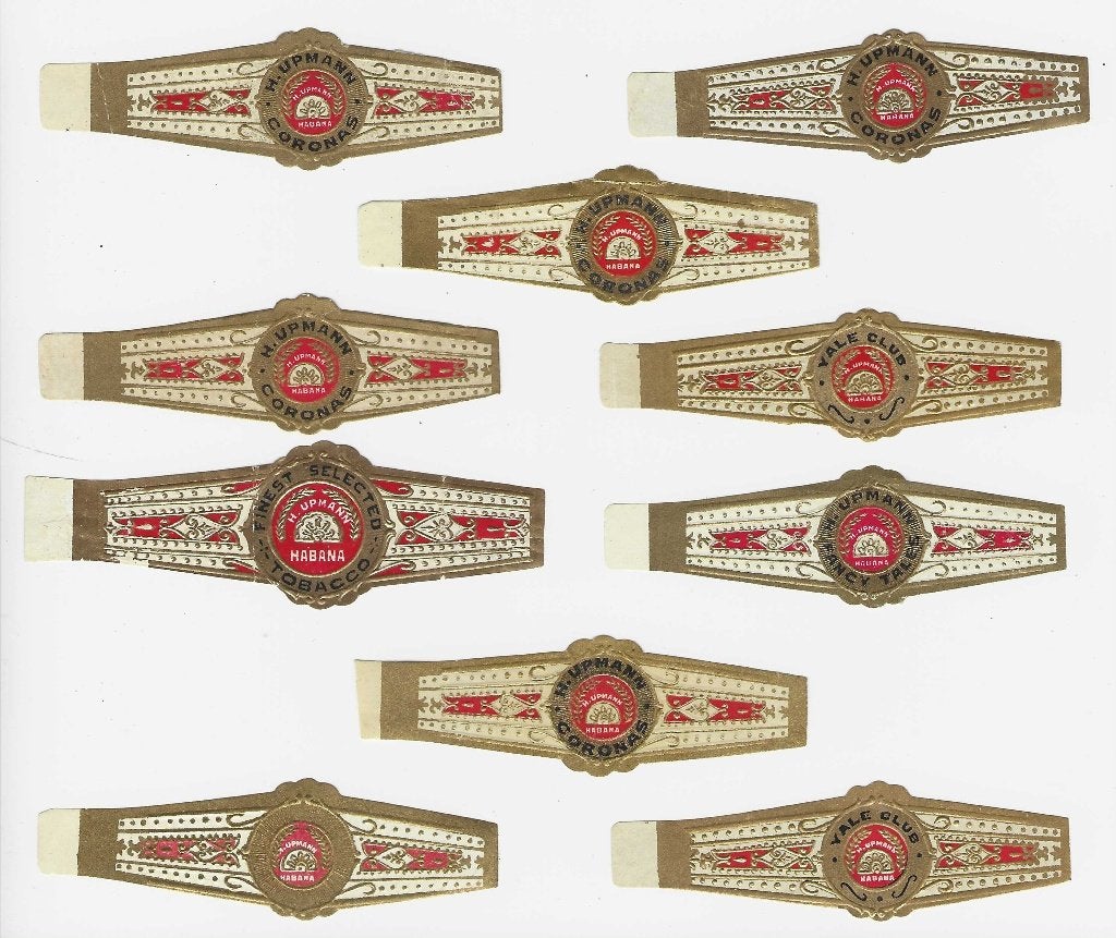 klassiek blad 249  h upmann     sigarenbanden, Verzamelen, Ophalen of Verzenden, Zo goed als nieuw, Sigarenbandjes