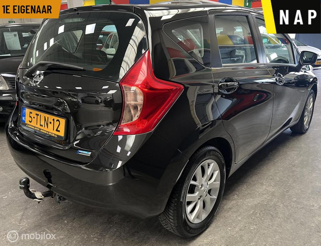 Nissan Note 1.2 Connect - 1e Eigenaar - Nav - Airco - NAP, Euro 5, Stof, Zwart, Start-stop-systeem
