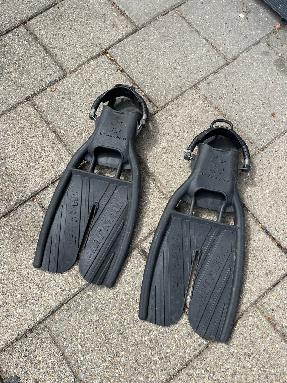 Scubapro Twinjet maat Medium, Ophalen of Verzenden, Zo goed als nieuw, Zwem- of Duikvliezen