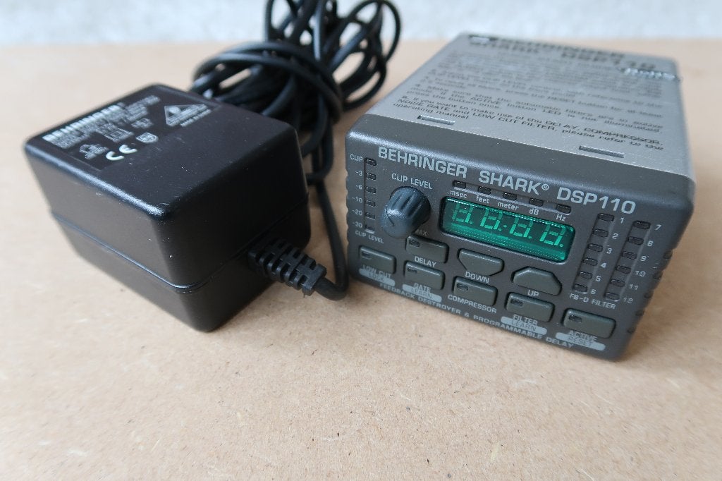 Behringer Shark DSP110 - feedbackonderdrukker, Ophalen of Verzenden, Gebruikt, Overige typen