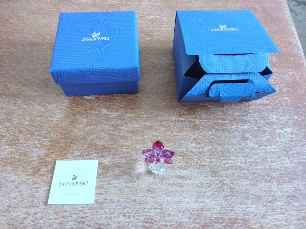 Swarovski orchidee, Verzamelen, Swarovski, Ophalen of Verzenden, Nieuw, Figuurtje