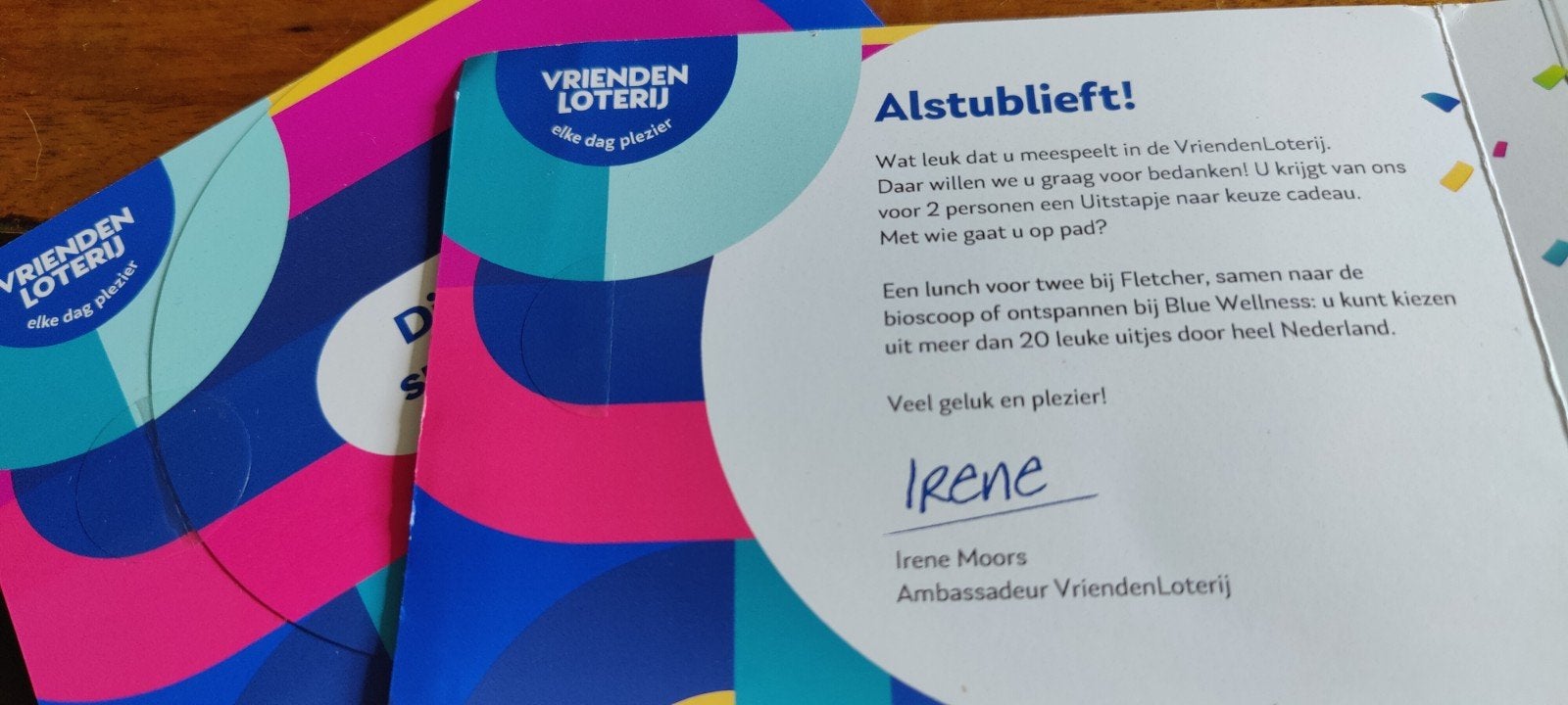 VriendenLoterij tickets 2*2 personen, Drie personen of meer, Overige soorten, Pretpark