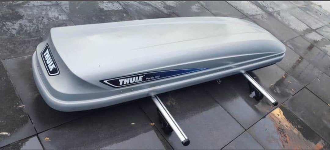 Thule Pacific 500 Dakkoffer met Dakdragers, Auto diversen, Dakkoffers, Gebruikt, Ophalen
