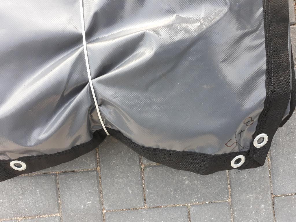 Grijze 600 grams m2 PVC dekkleden/ogen om de 50 cm!!, Watersport en Boten, Ophalen, Nieuw, Onderhoud en Reparatie