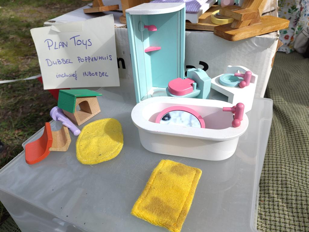 Plan toys badkamer, Ophalen of Verzenden, Gebruikt, Poppenhuis