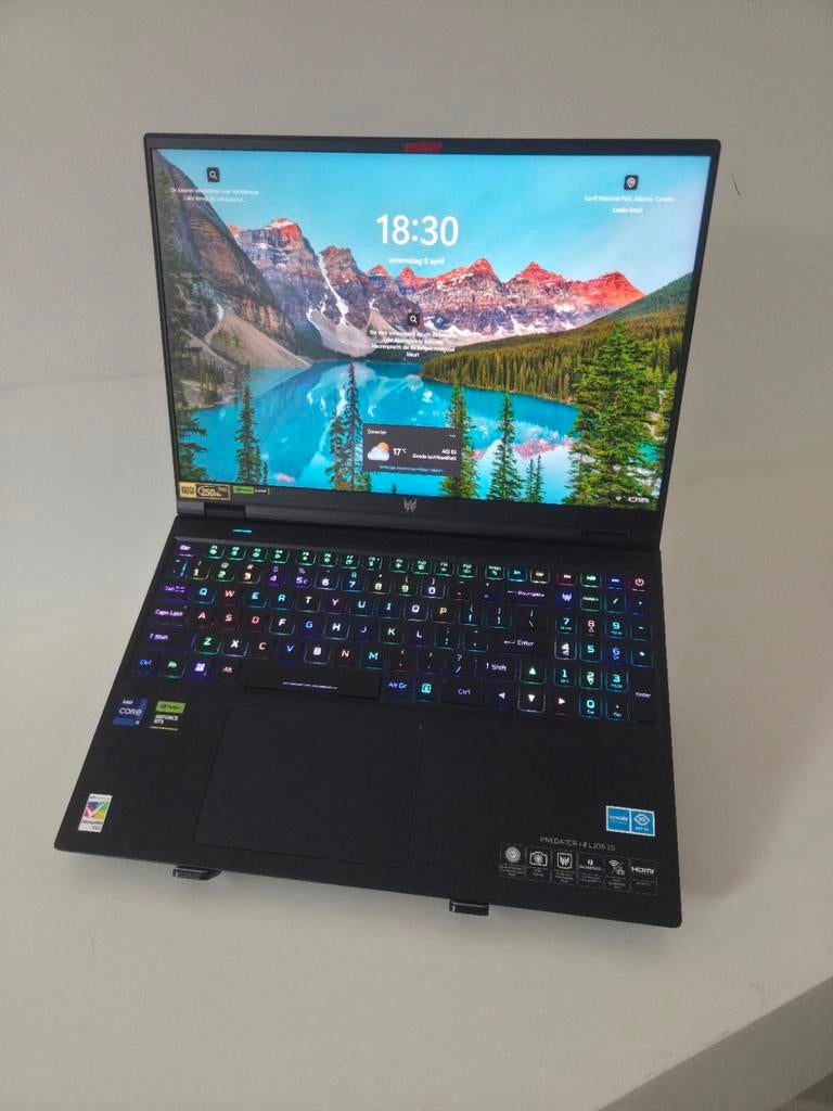 Predator Helios 16 PH16-71-97RS |i9HX 5.4GHz|RTX 4080|2TBSSD, Computers en Software, Windows Laptops, Zo goed als nieuw, 16 inch