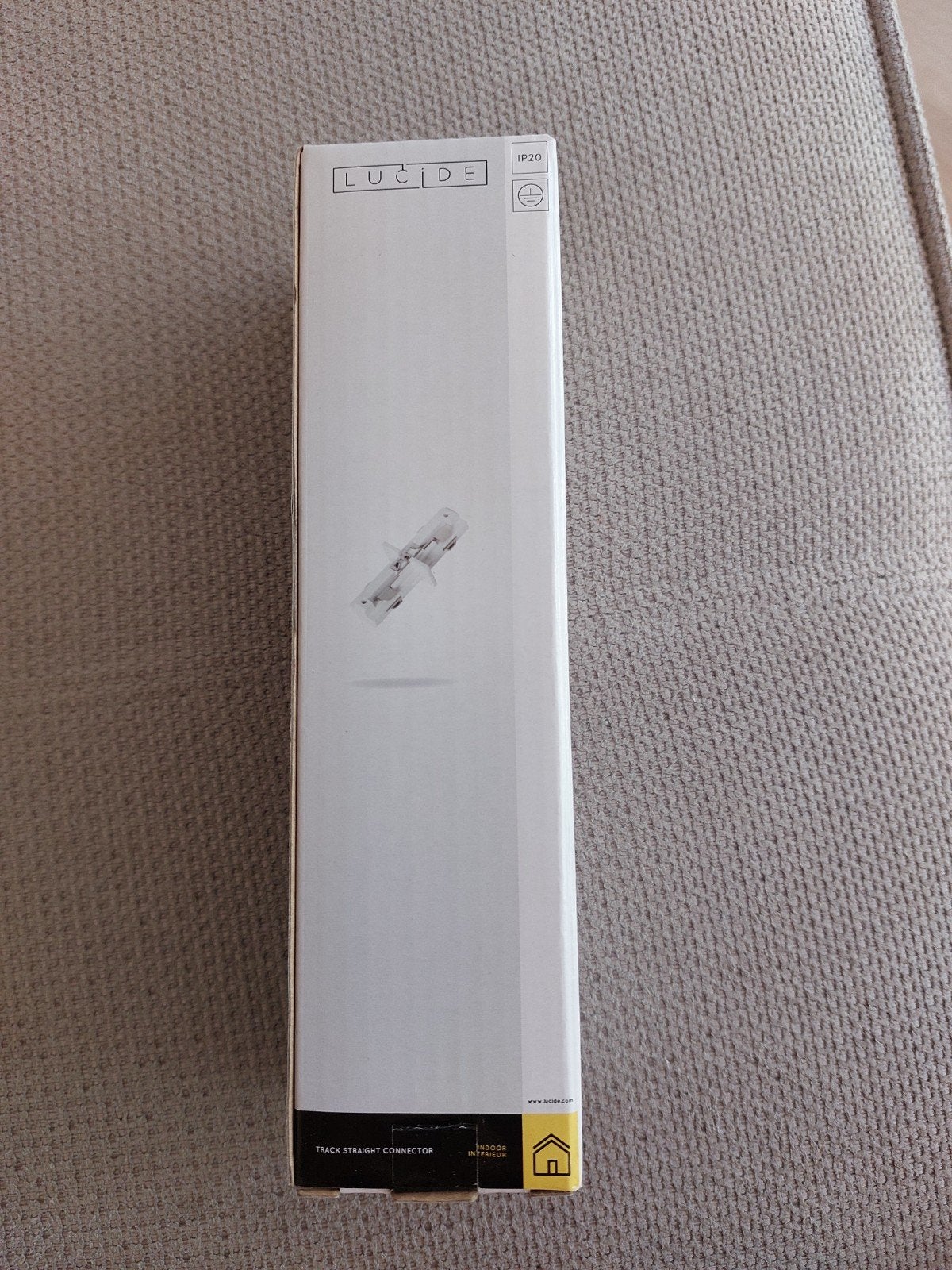 Lucide Track Straight Connector - Nieuw in doos, Wit, Kunststof, Nieuw, Lucide