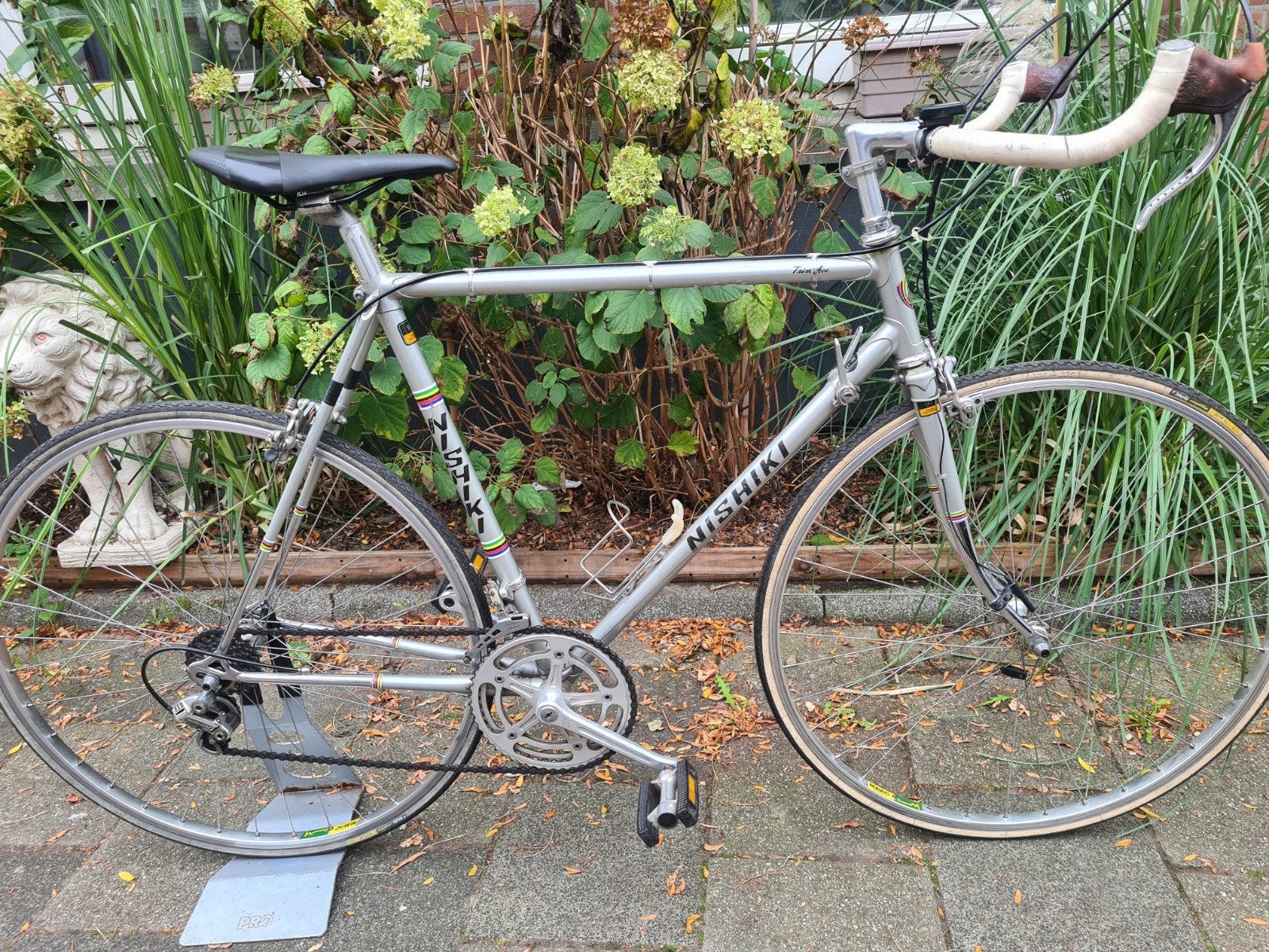 Vintage Nishiki Trim Ace racefiets/stadsracer - 55 cm frame, Ophalen, Jaren '60 of nieuwer, Velgrem, Nishiki