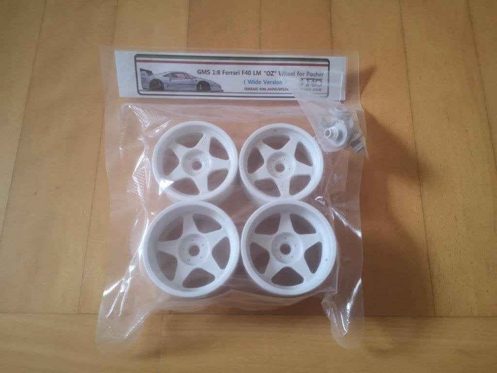 Wheels Transkit for Ferrari Pocher 1/8, Ophalen of Verzenden, Zo goed als nieuw, 1:5 t/m 1:8, Auto