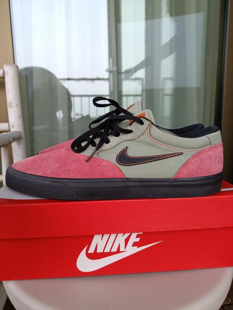 Nike SB Chron2 sz 45 Khaki, Overige kleuren, Nike, Ophalen of Verzenden, Sneakers of Gympen