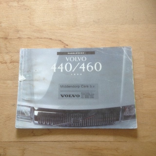 Handleiding      Volvo 440/460           (1993)          NL, Ophalen of Verzenden