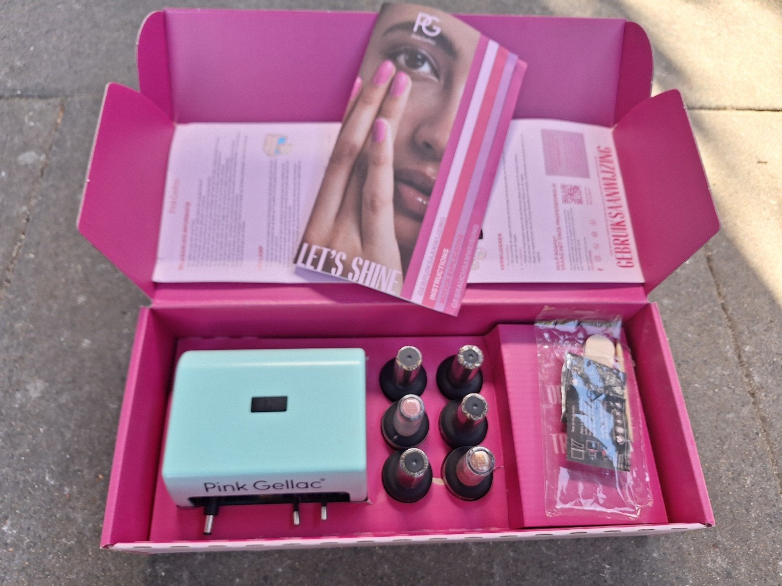 Pink Gellac Starterspakket M + extra gellakjes, Ophalen of Verzenden, Gebruikt, Overige typen