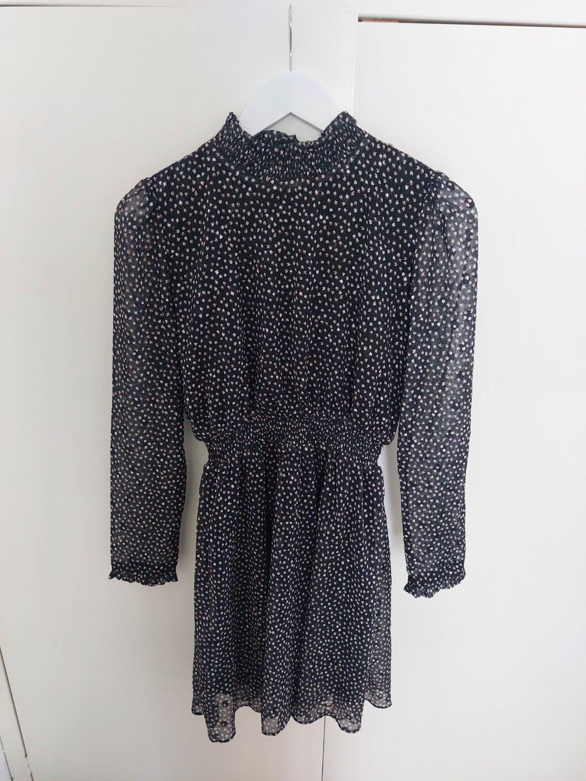 AI&KO Zwart Jurkje met Print Maat 176 nieuw, Ai en Ko, Meisje, Nieuw, Ophalen of Verzenden