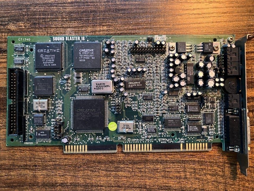 Creative Labs Soundblaster 16 ASP model CT1740, Ophalen of Verzenden, Creative Labs