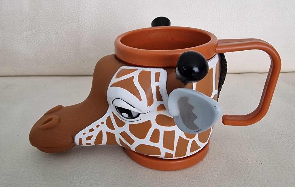 Diergaarde Blijdorp ijsbeker drinkbeker giraffe, Kunststof, Overige typen, Ophalen of Verzenden, Zo goed als nieuw