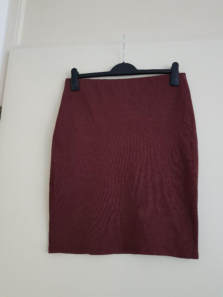 Rok -- maat XL -- Bien bleu basics / The Sting, Kleding | Dames, Rokken, Zo goed als nieuw, Maat 46/48 (XL) of groter, Bruin, Boven de knie