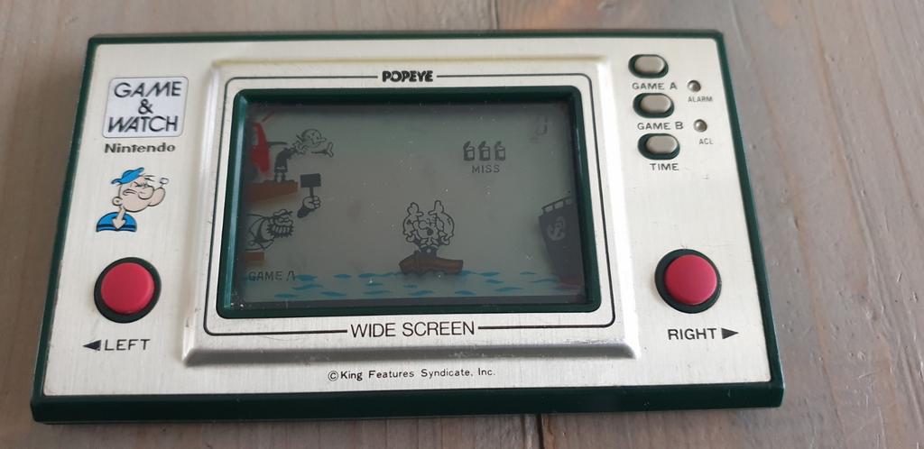 Nintendo handheld popeye, Spelcomputers en Games, Ophalen of Verzenden, Zo goed als nieuw, Overige typen