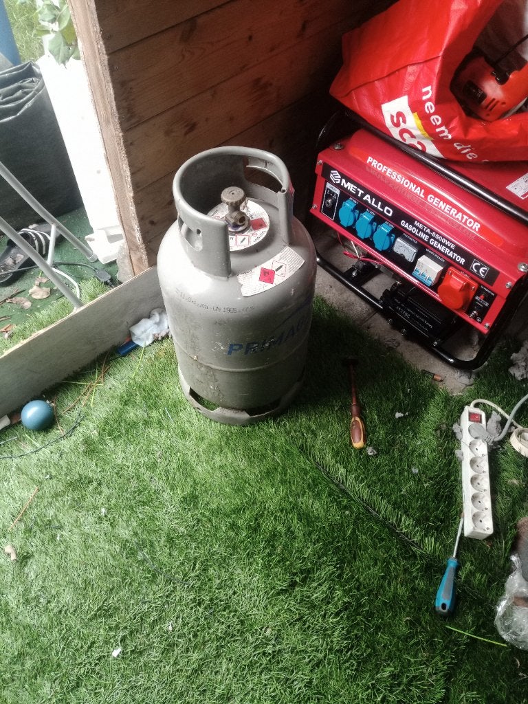 Gasfles, Ophalen, Zo goed als nieuw