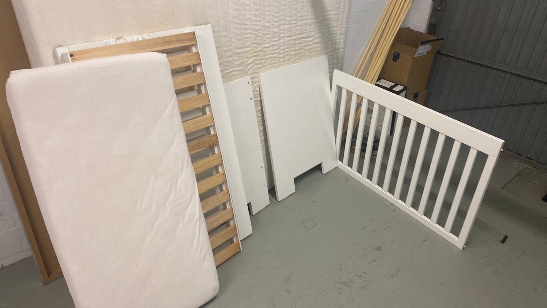 Babybedje, Ophalen, Gebruikt, Rechthoekig, In hoogte verstelbaar