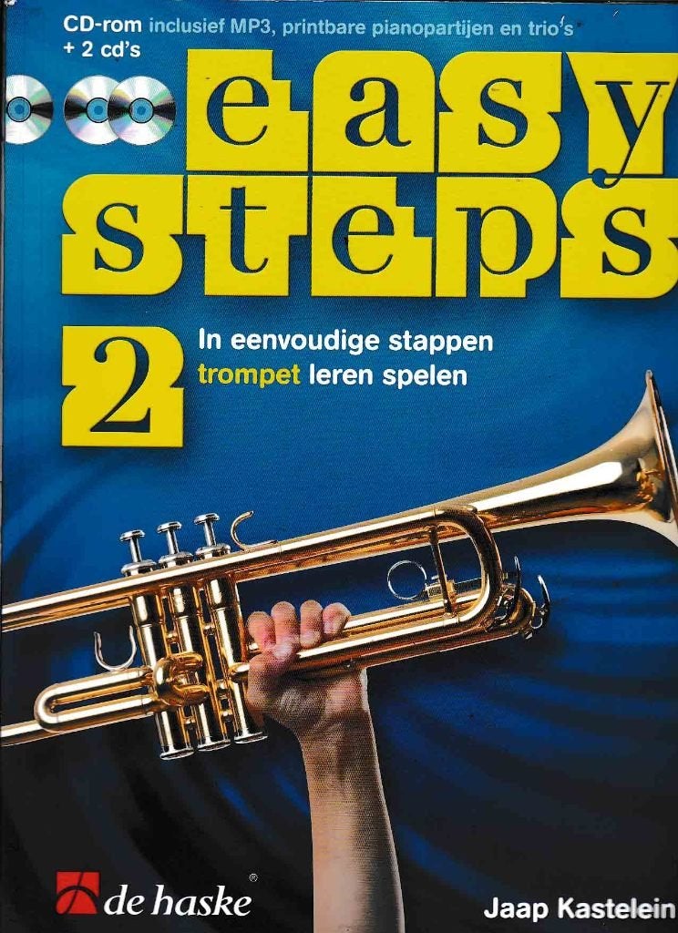 Easy Steps 2 Trompet met alle 3 CDs nette staat ( 963 ), Gebruikt, Ophalen of Verzenden, Blues, Artiest of Componist