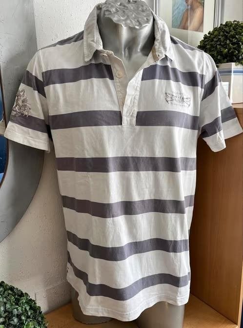 van Santen & van Santen polo maat L, Kleding | Heren, Ophalen of Verzenden, Zo goed als nieuw, Maat 52/54 (L), Grijs