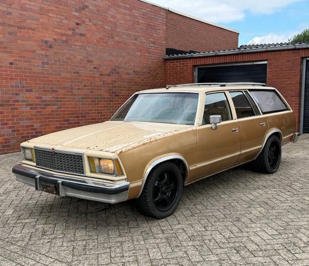 Chevrolet Malibu Wagon 5.0 V8 1978 Oldtimer belastjngvrij, Auto's, 285 pk, Beige, Jaguar, 4980 cc