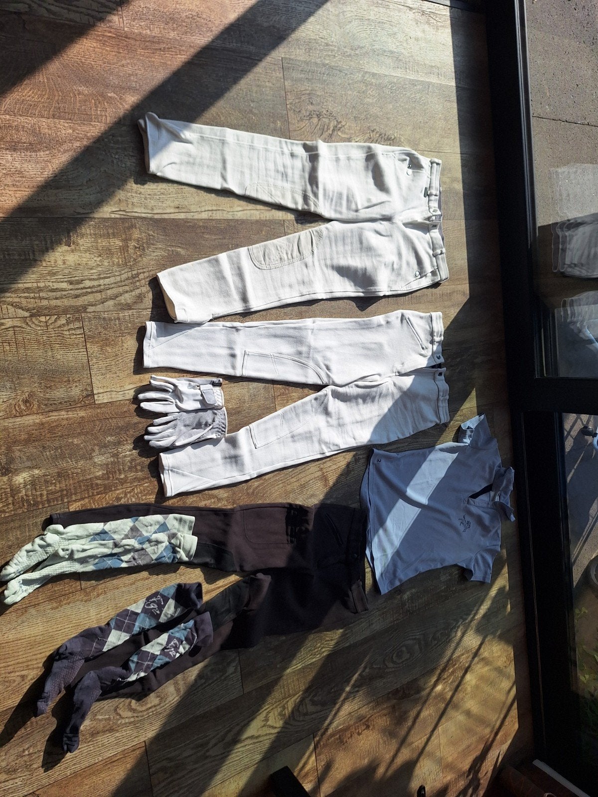 paardrijkleding, o.a. voor wedstrijden, Dames, Gebruikt, Dressuur, Fouganza