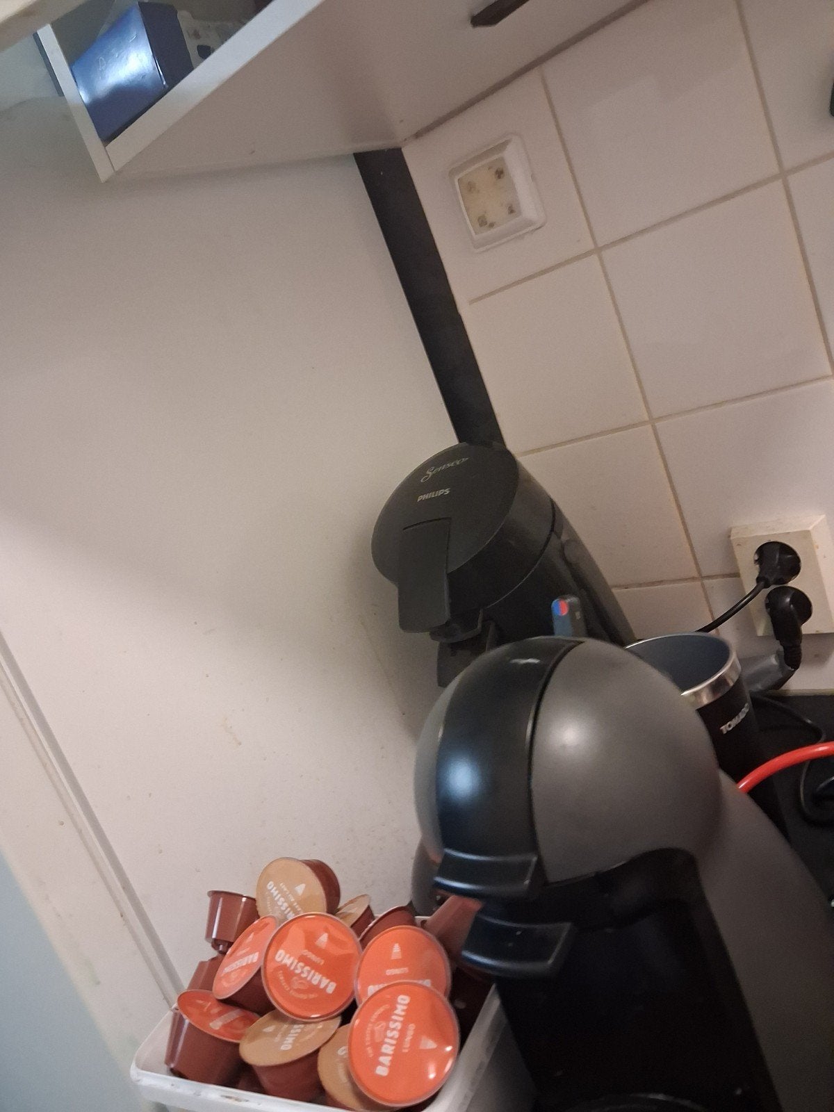 dolcegusto met veel koffie, Ophalen, Koffiemachine