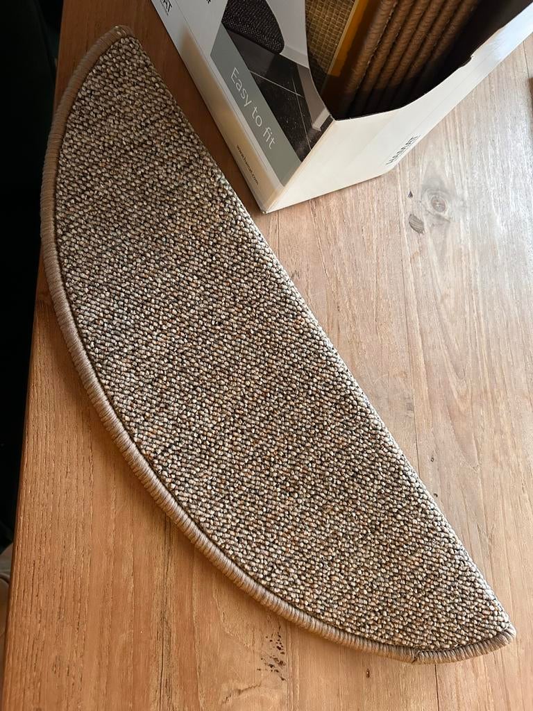 Trapmatten Madrid, 7 stuks, kleur zand, Huis en Inrichting, Beige, Nieuw, Minder dan 50 cm, Overige vormen