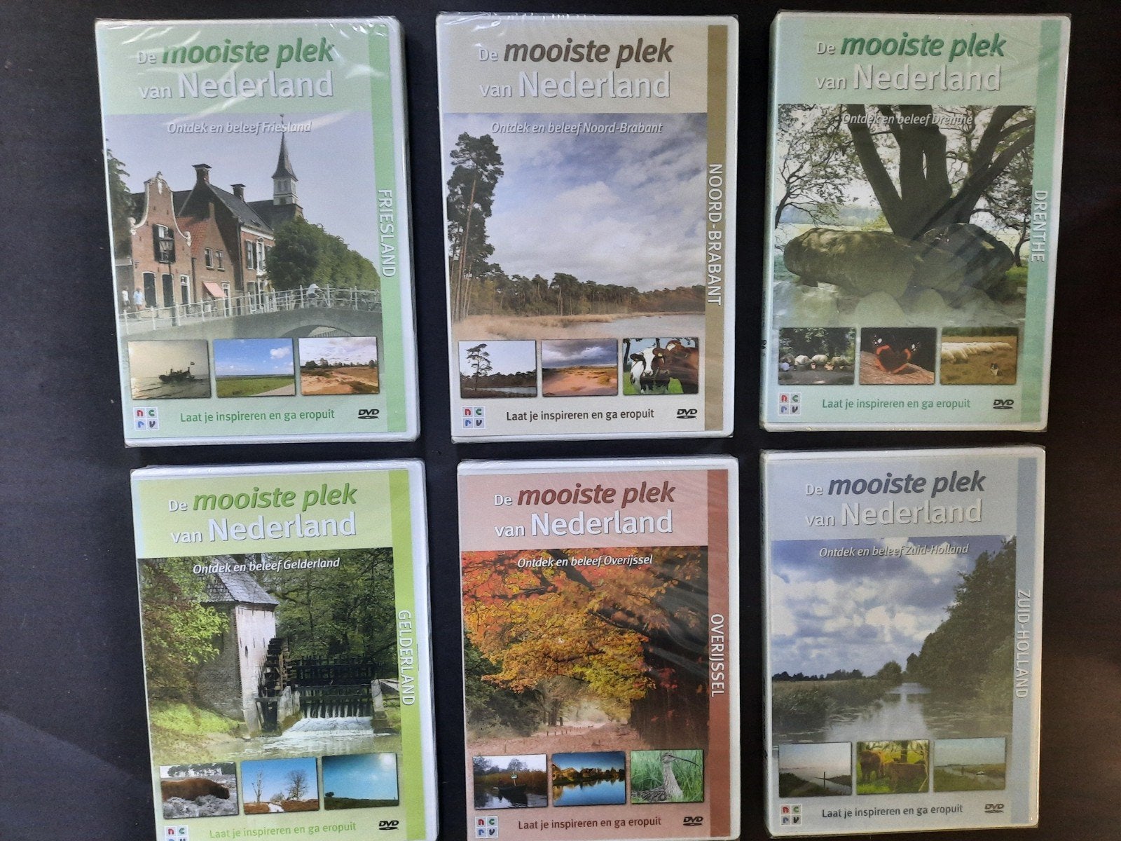 De Mooiste Plek van Nederland - Complete 12  DVD set, Alle leeftijden, Nieuw in verpakking, Reizen, Inclusief doosje